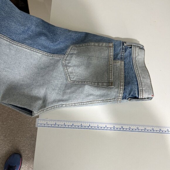 BDG Urban Outfitters Jessye Straight Spliced Two-Tone Jeans Women's Size 30 - Picture 10 of 10